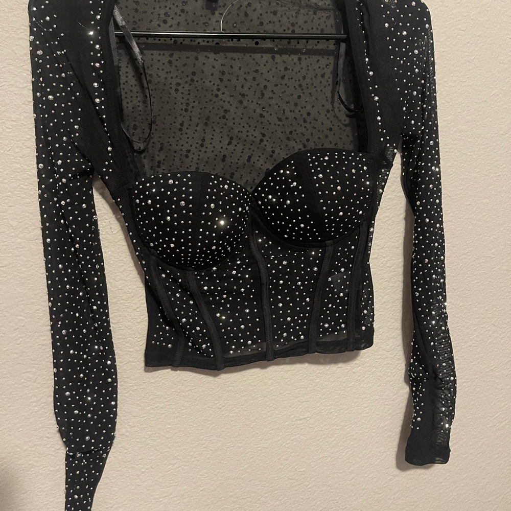 from papaya very sexy crop top like new